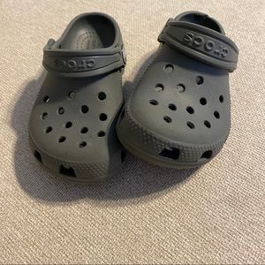 Gray Crocks Toddler Size 9